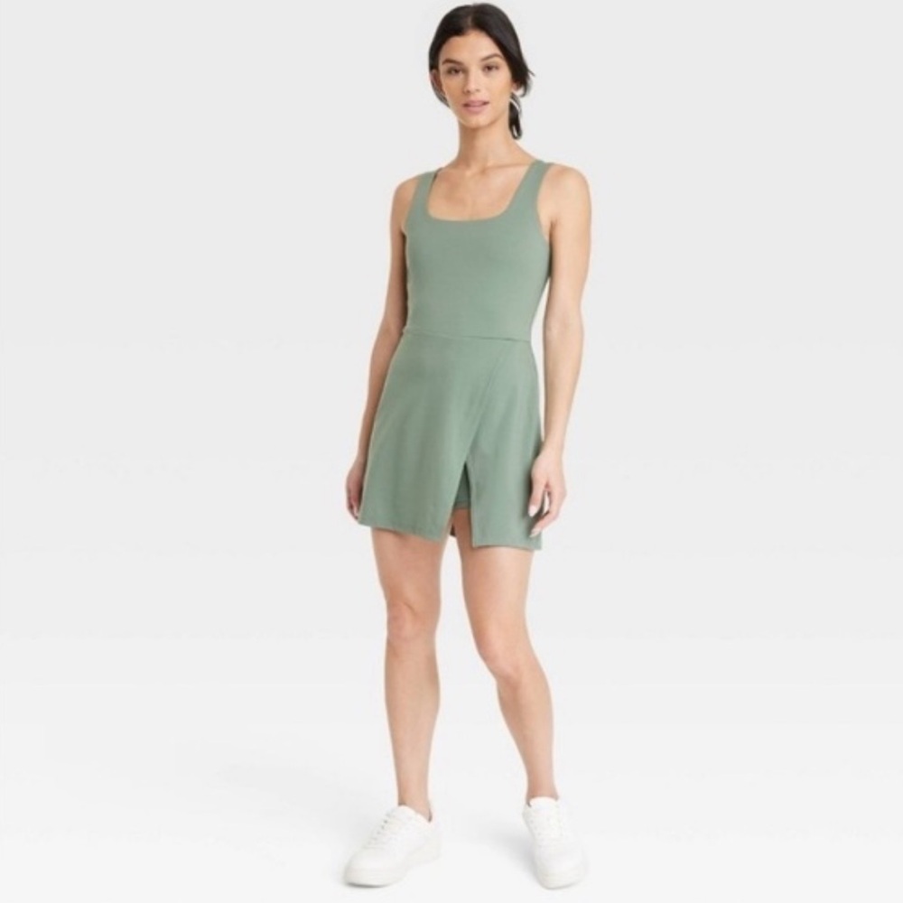 All in Motion Green Sleeveless Dress